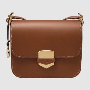 Brand New Fossil ZB1924200 Lenox Cross Bag Brown With Tag